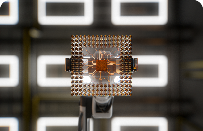 Quantum processor with intricate circuitry