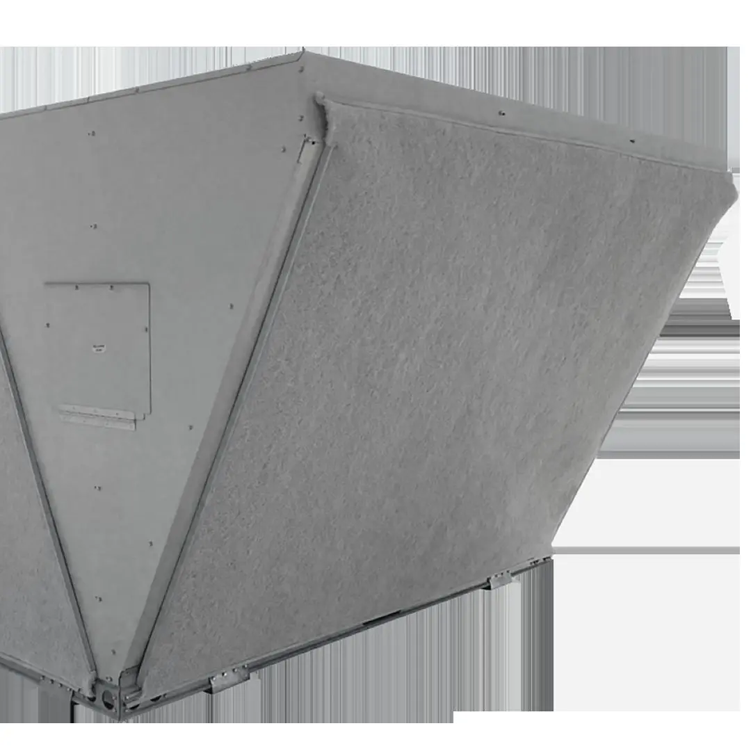 Metal air duct section