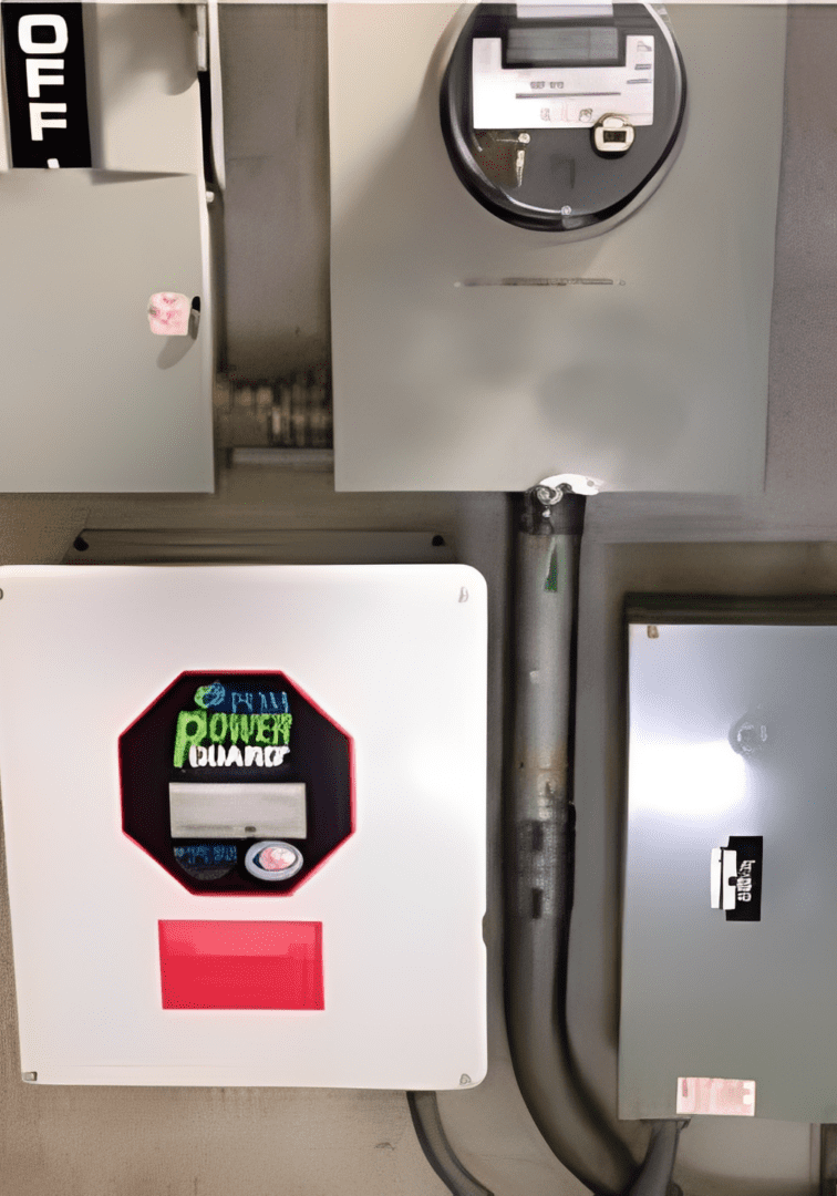 Home electrical meter and inverter control panels